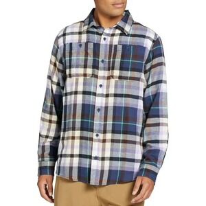 Alpine Design Mens Brushed Flannel‎ Long Sleeve Shirt-King Winter Plaid Size XL